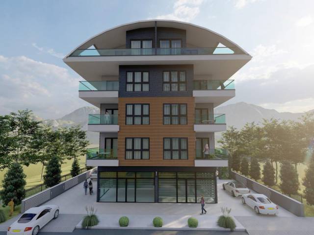Small complex in Oba, Alanya