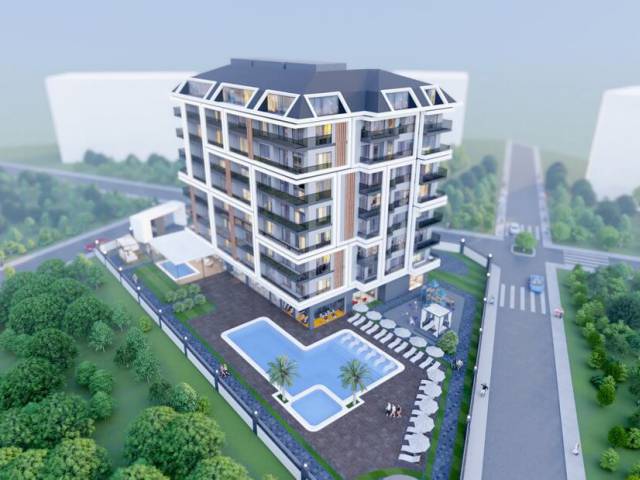Apartment in Avsallar with sea view