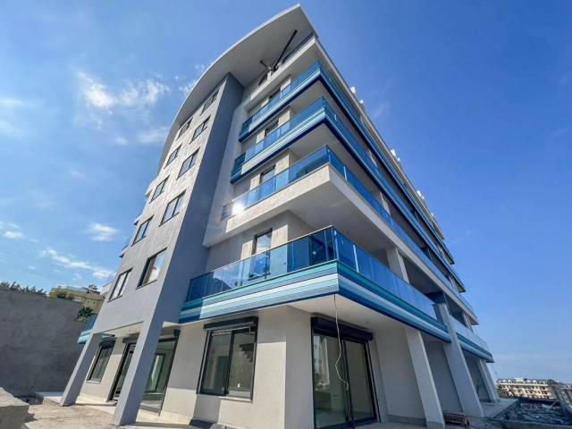 Apartment in a new house overlooking the fortress of Alanya