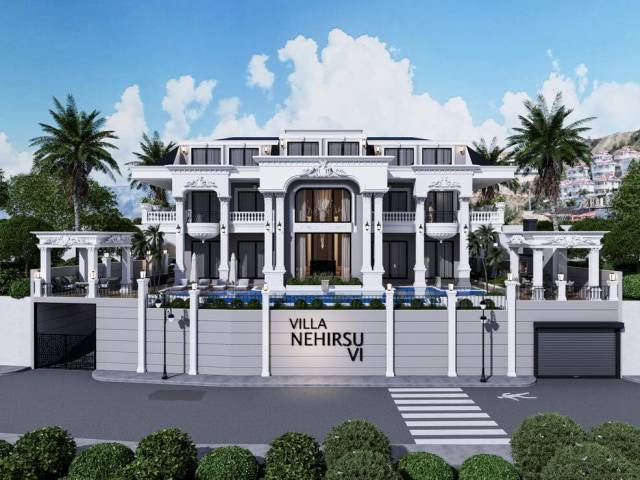 Luxurious villa with a territory in the Kargicak area