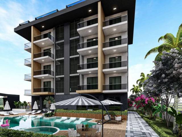 New project in Oba, 2.5 km from the sea
