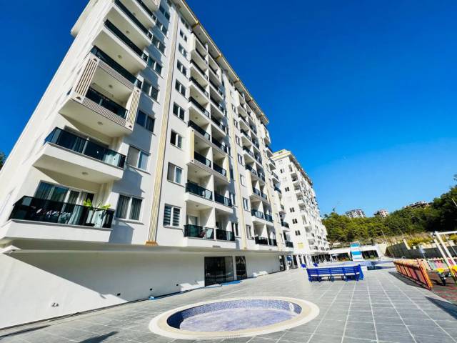 Furnished apartment in Avsallar 1.4 km from the sea