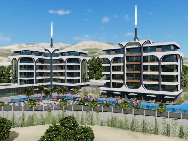 Project under construction in Kargicak area, 700 meters from the sea