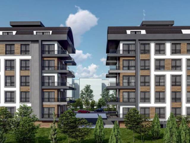 Modern residential complex in Mahmutlar 600 meters from the sea
