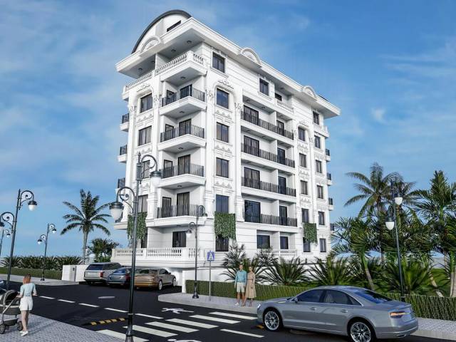 We present you an interesting project in the center of Alanya, 1300 meters from the sea
