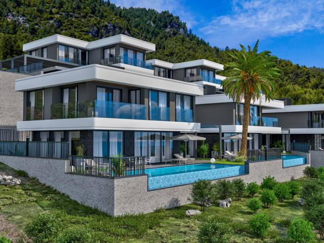 New project of villas in Tepe Alanya