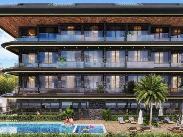 Project in the center with the city and the sea view
