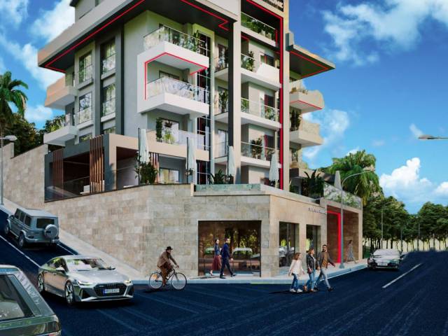 Luxurious project with a view of the castle and the sea