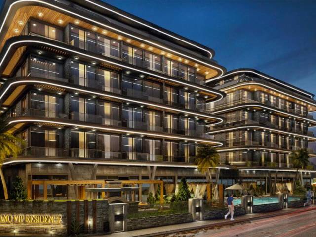 Project with an amazing view in the center of Alanya